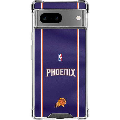 NBA Phoenix Suns Jersey Google Pixel 8 Clear Case